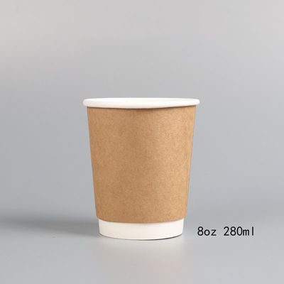 Các khả năng khác nhau có thể phân hủy sinh học Ly cà phê giấy Kraft hai tường dùng một lần