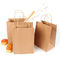 Lớp phủ UV Túi giấy Kraft 125 Gram có thể tái chế để đóng gói mua sắm