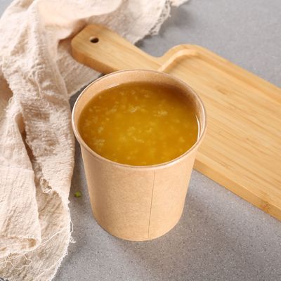 Cháo Cháo Xô Cháo Ly giấy dùng một lần Tròn 16oz Có Nắp Tô mì