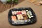 Vỉ Sushi vuông lấy ra hộp ăn uống Đóng gói bằng nhựa dùng một lần với in ấn cho bữa tiệc
