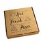 Hộp đóng gói Pizza giấy gợn sóng Thiết kế tùy chỉnh có thể tái sử dụng 16in
